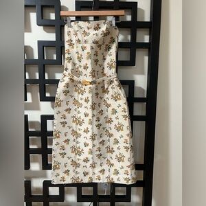 NWT Tory Burch Rose Jacquard Floral Dress